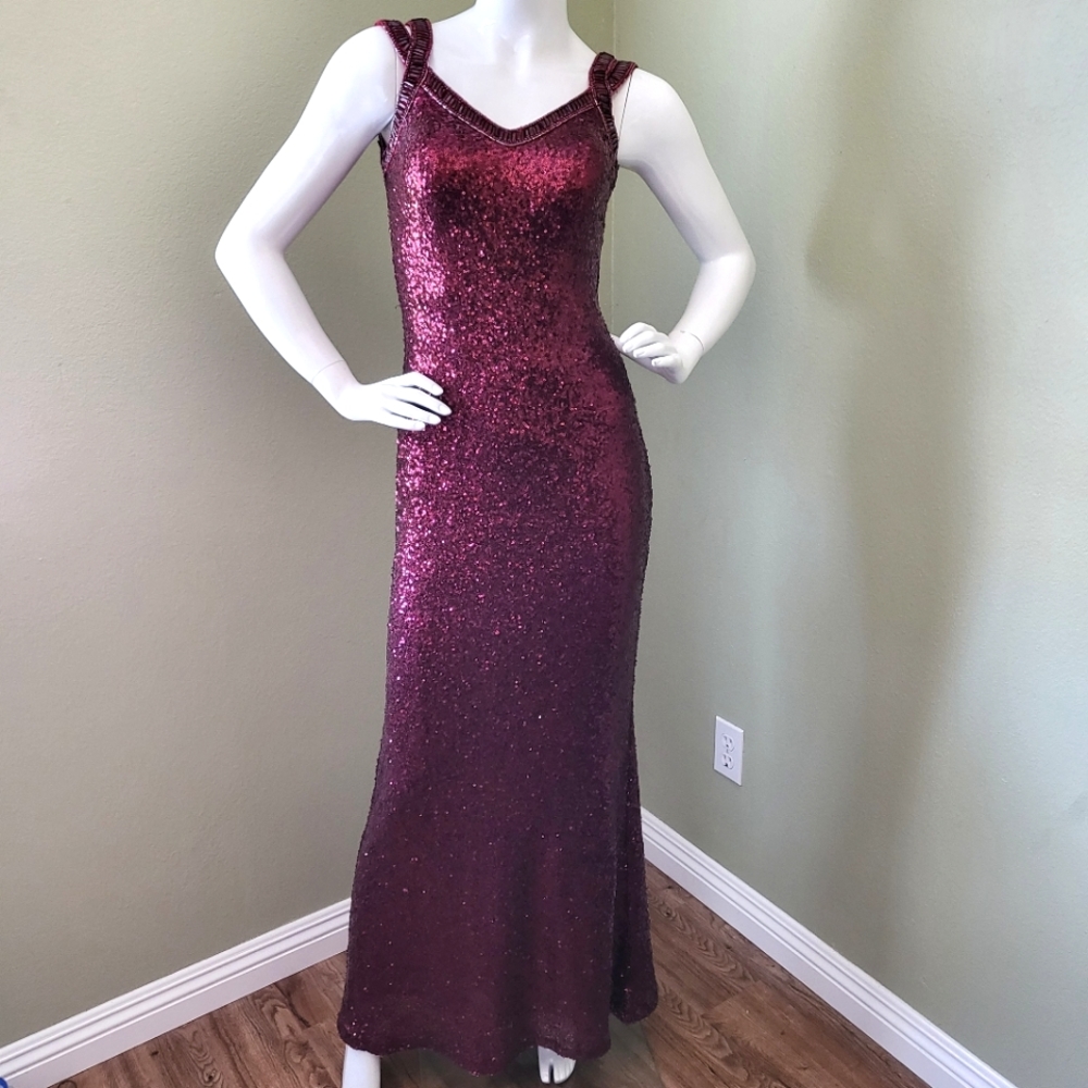 Sequin and Embellished Gown